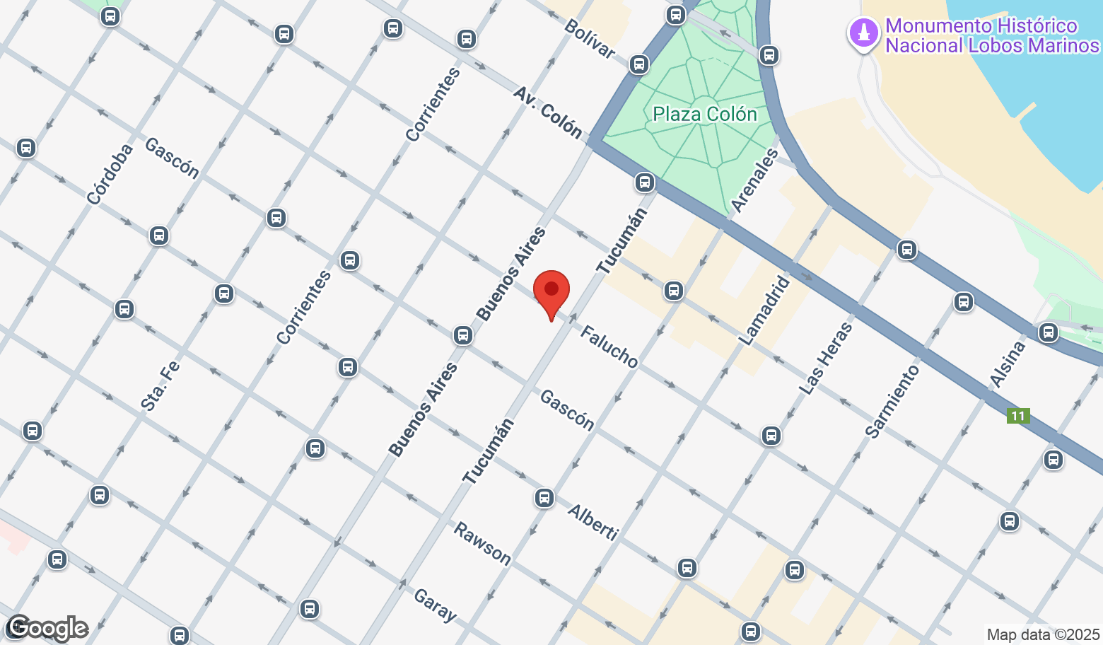 Mapa estático de la propiedad