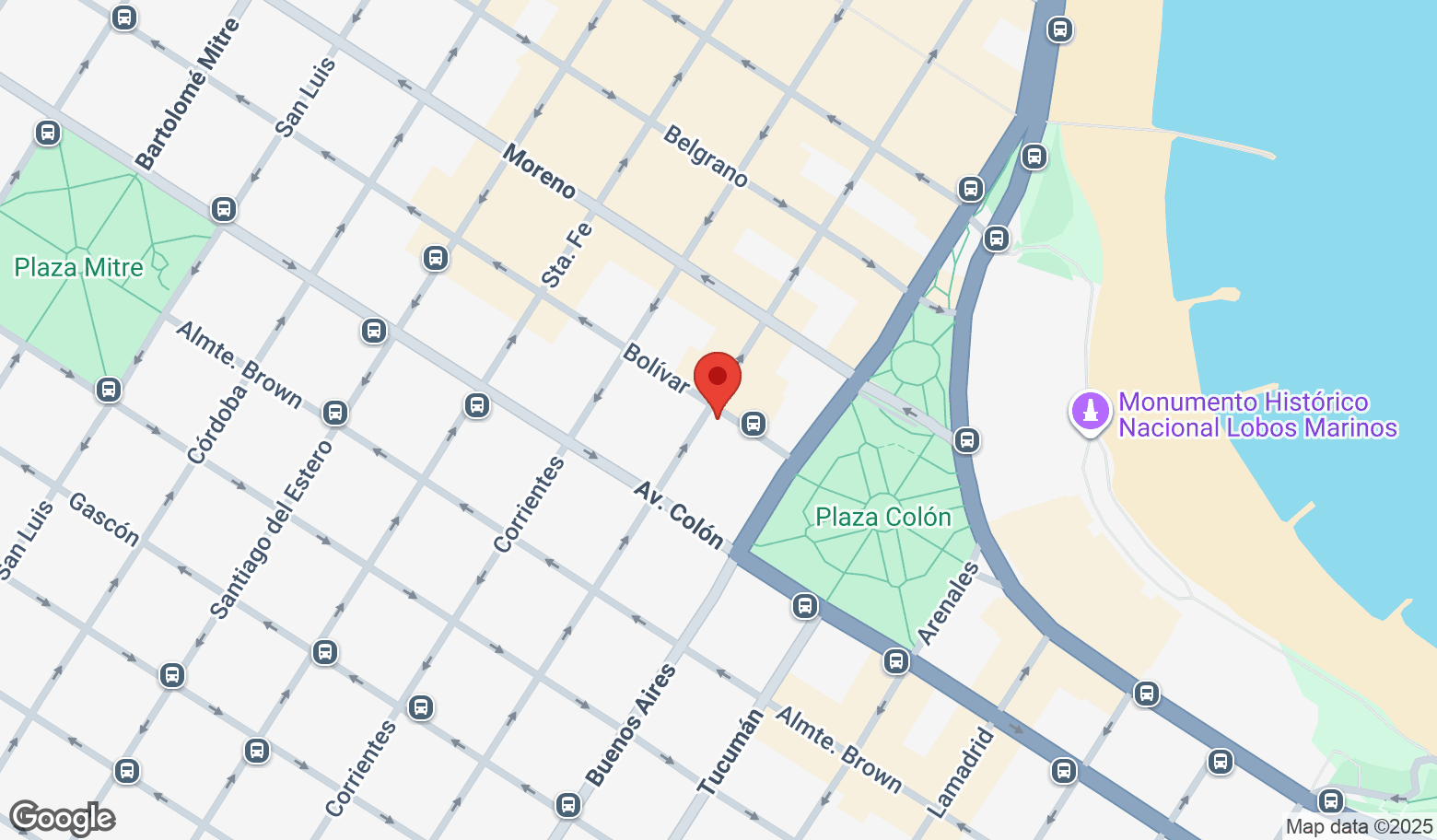 Mapa estático de la propiedad