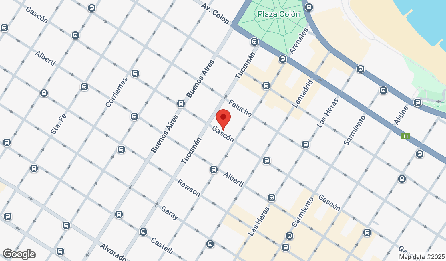 Mapa estático de la propiedad