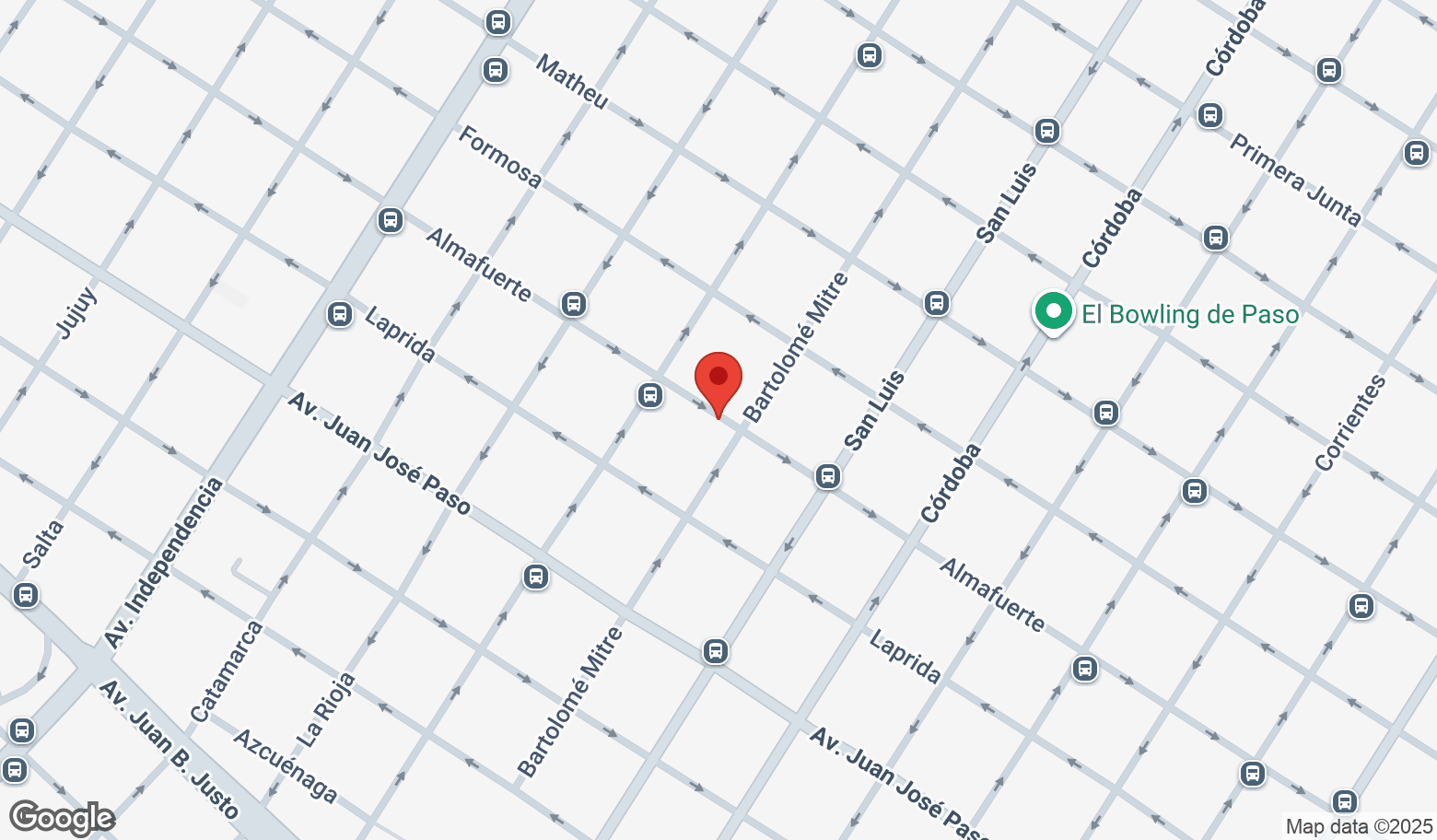 Mapa estático de la propiedad