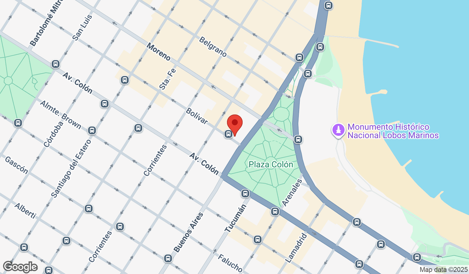 Mapa estático de la propiedad