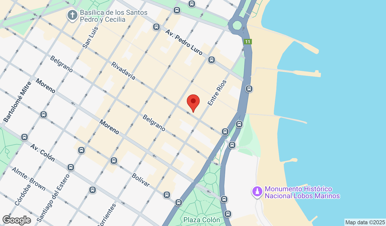 Mapa estático de la propiedad