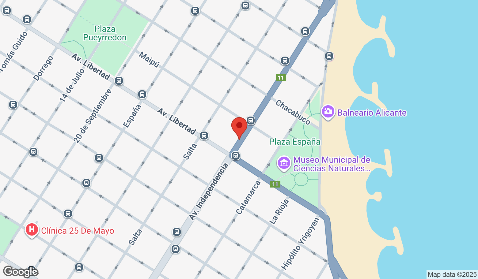 Mapa estático de la propiedad