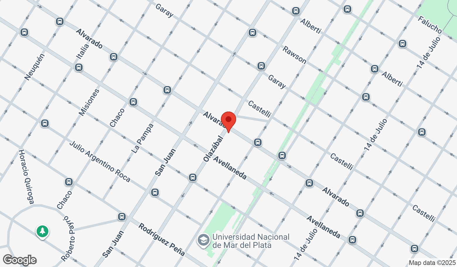 Mapa estático de la propiedad