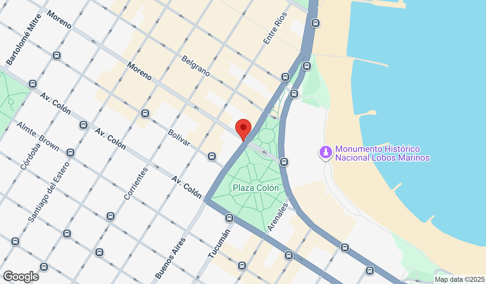 Mapa estático de la propiedad