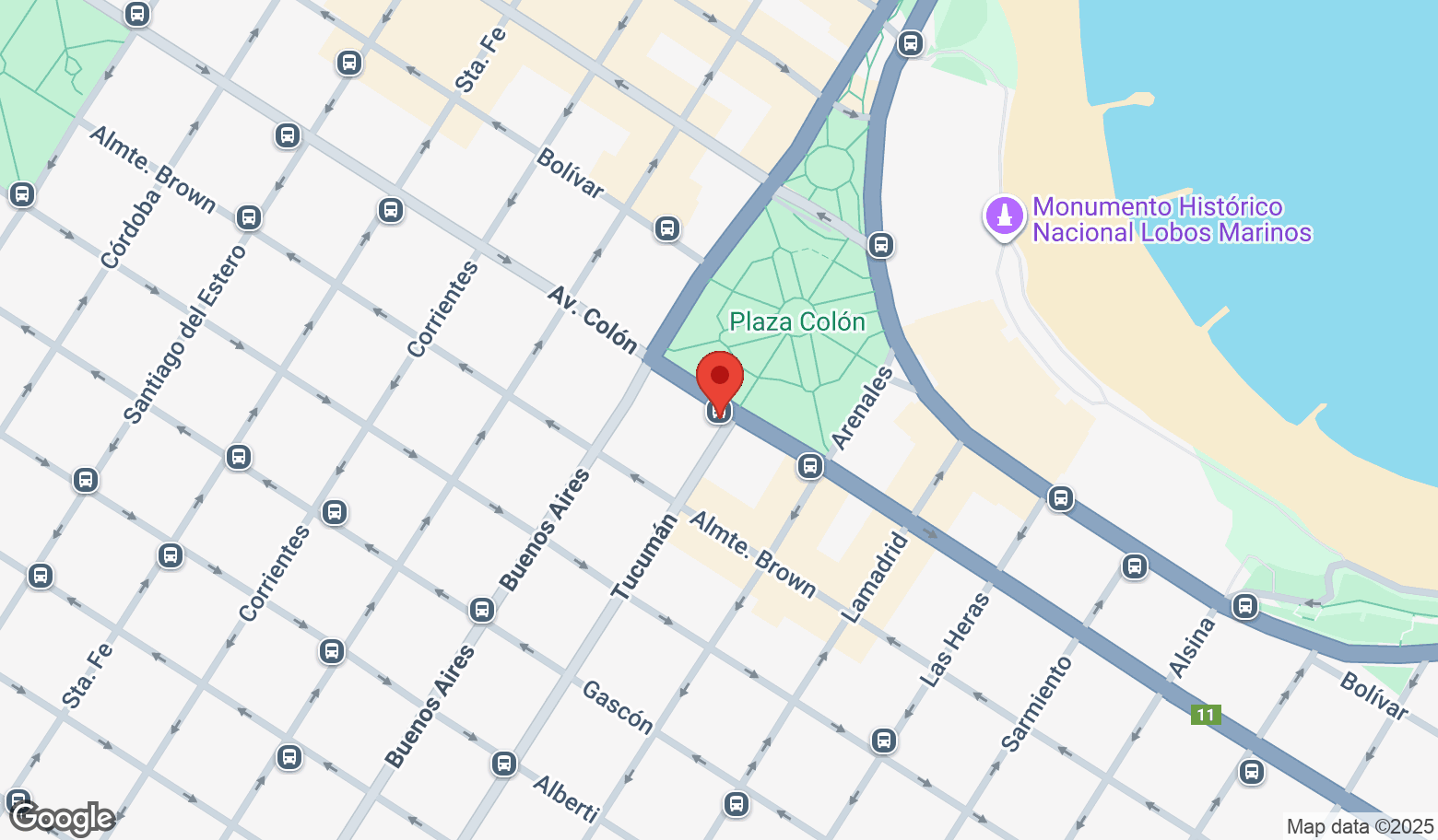 Mapa estático de la propiedad