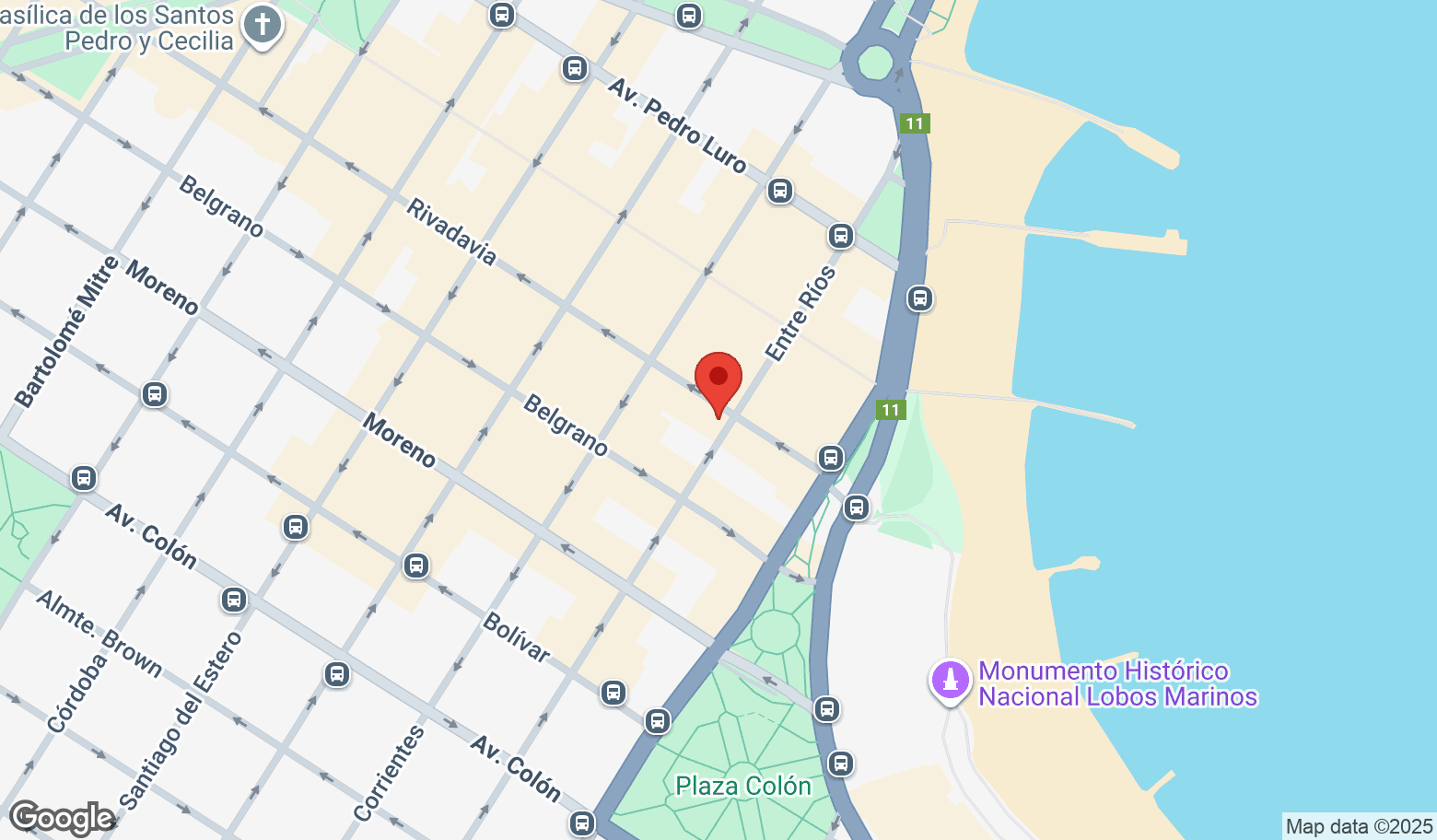 Mapa estático de la propiedad