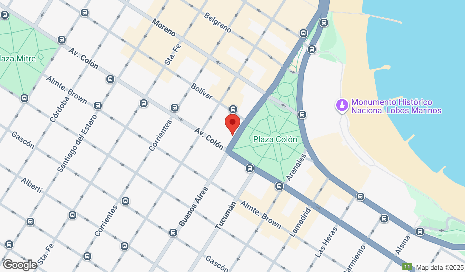 Mapa estático de la propiedad