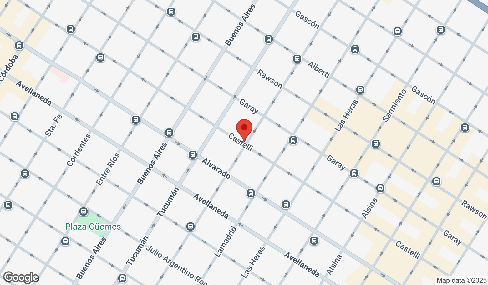 Mapa estático de la propiedad