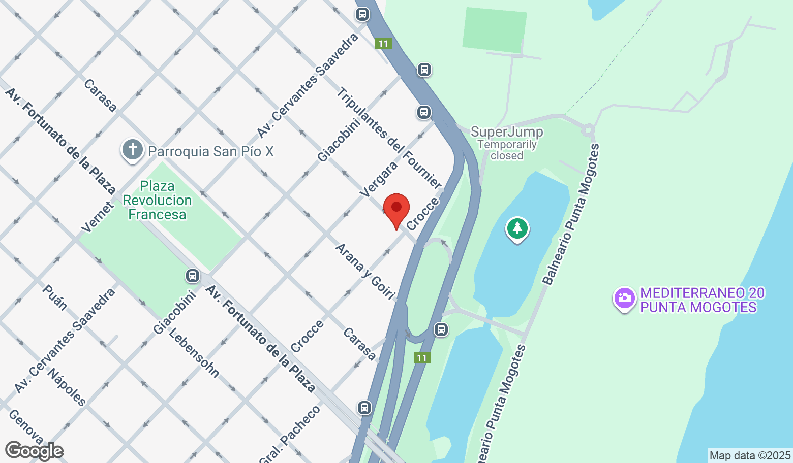 Mapa estático de la propiedad