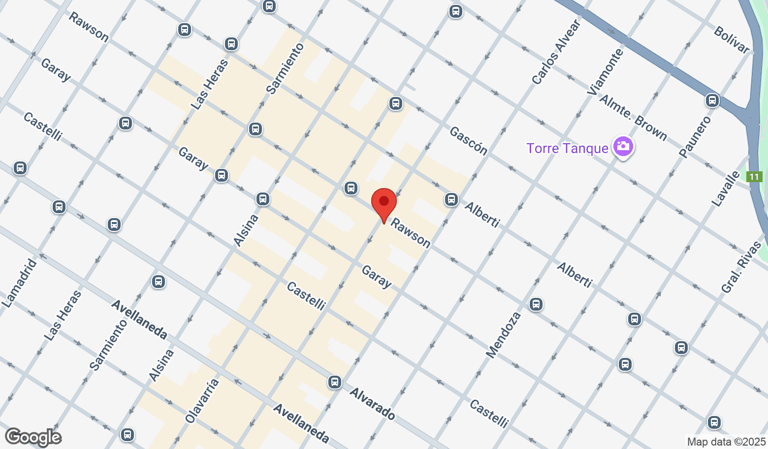 Mapa estático de la propiedad