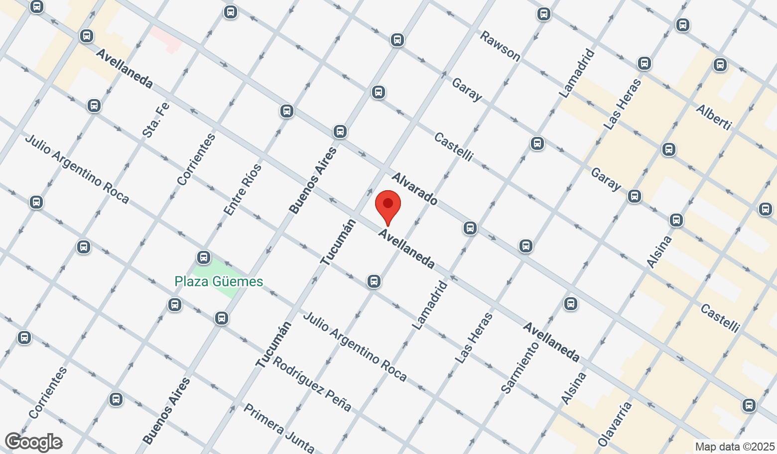 Mapa estático de la propiedad